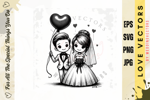 C3791: Wedding & Love Vectors for Your Brand