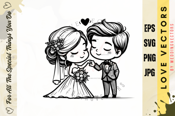 Elevate Your Wedding Designs with C3692's Elegant Vectors