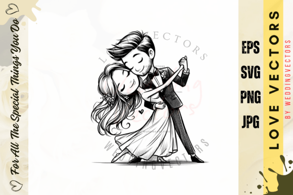 Love & Wedding Vectors: The C3708 Collection for Designers