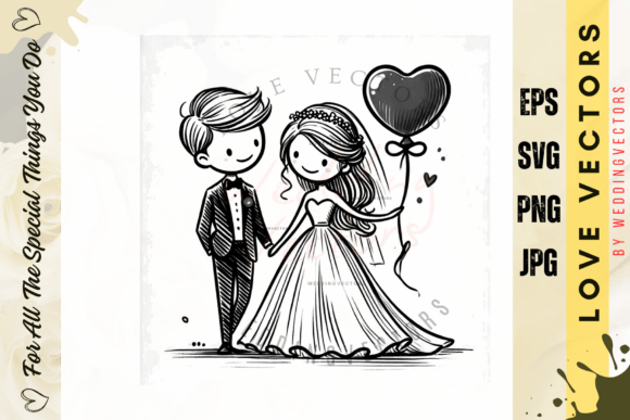 Modern Luxury Love Illustration - C3769: Elevate Your Designs