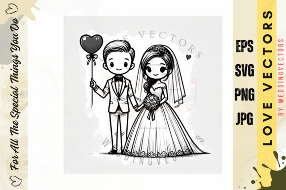Timeless Romance in Design: The C3641 Wedding Vector Collection