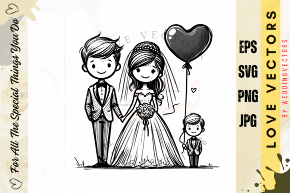 Wedding Couple and Love Vectors: A Designer's Guide to Romantic Illustrations