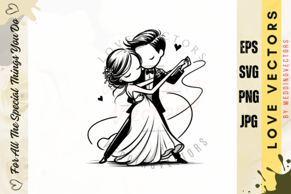 Wedding Couple and Love Vectors - C3903: A Designer's Guide